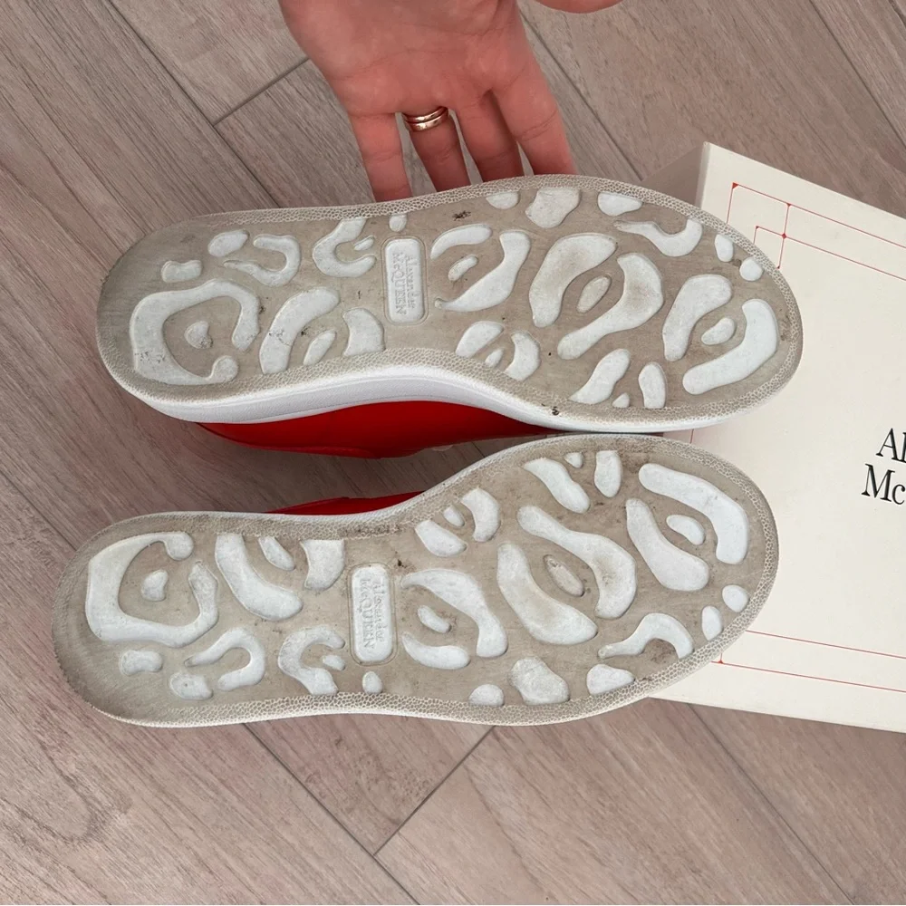 Alexander McQueen Red Sneakers - Picture 5 of 7